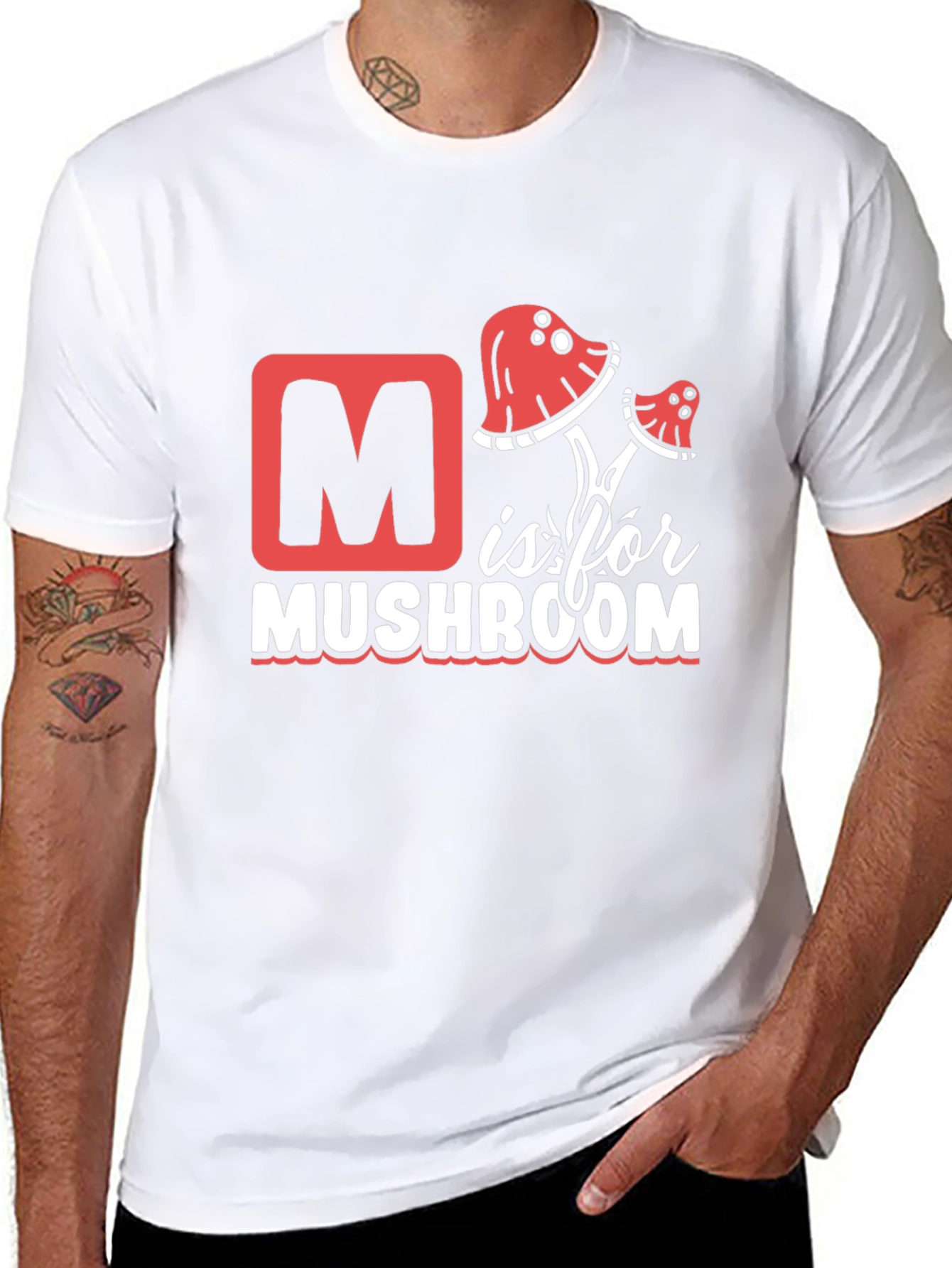 M is for Mushroom Graphic Tee