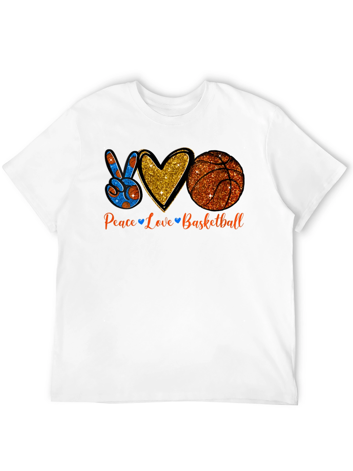 Peace Love Basketball T-Shirt