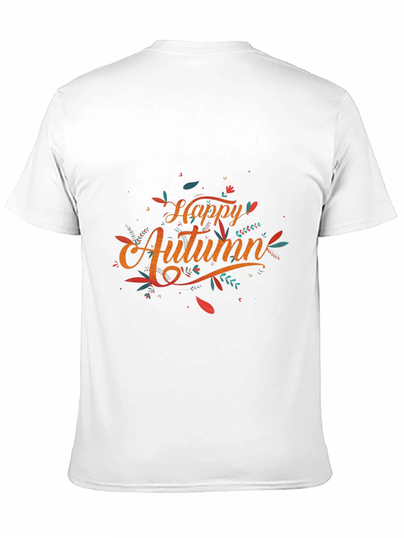 Happy Autumn Graphic Tee - Stylish Fall Season T-Shirt