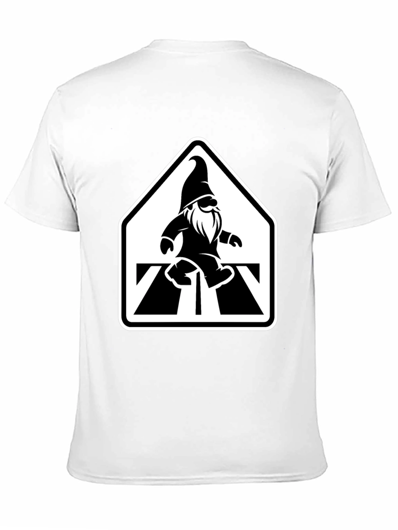 Gnome Crossing T-Shirt - Black Graphic Tee