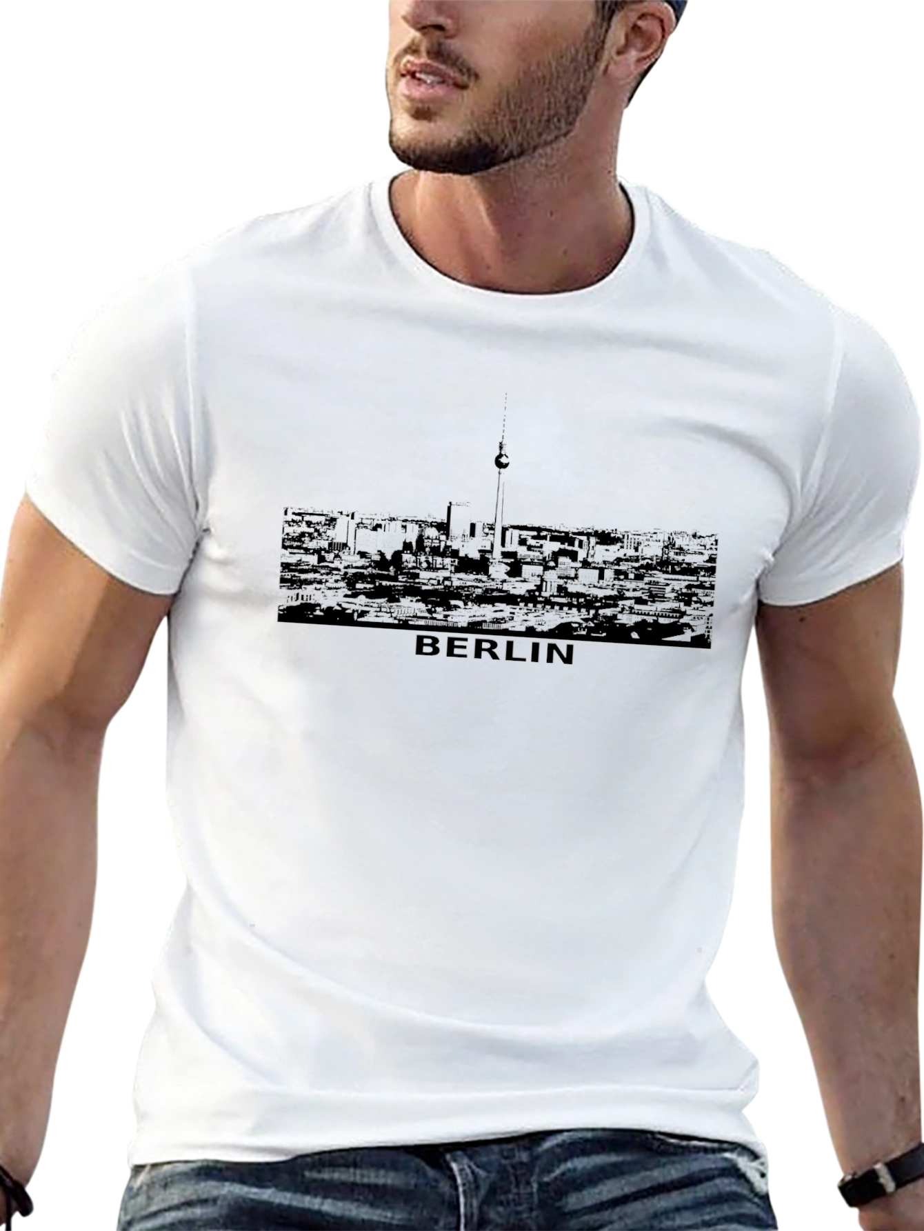 Berlin Skyline T-Shirt - Black