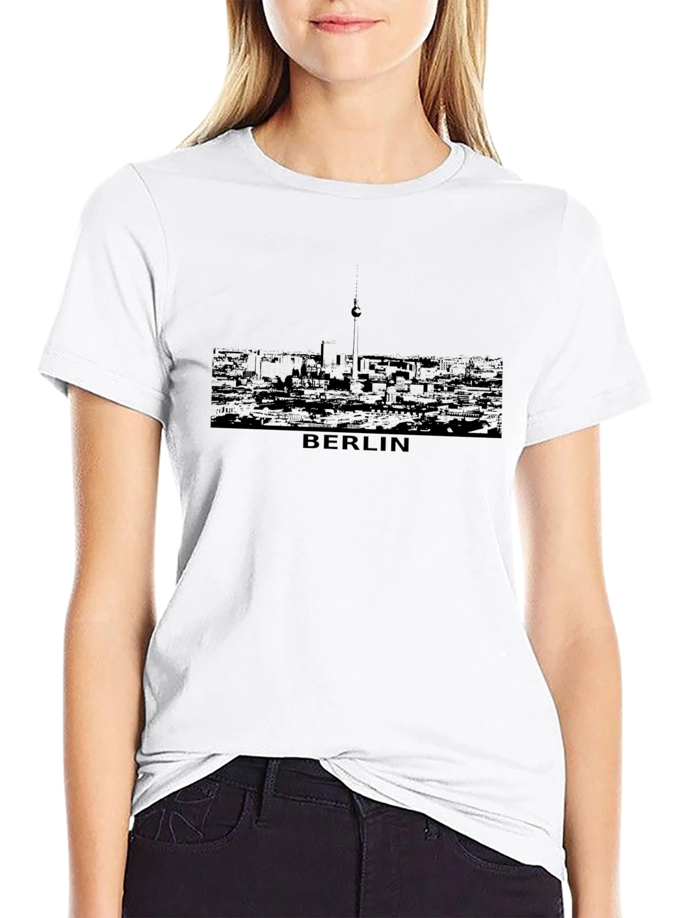 Berlin Skyline T-Shirt - Black