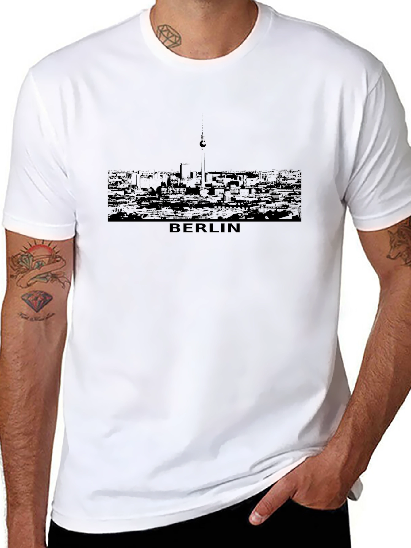 Berlin Skyline T-Shirt - Black