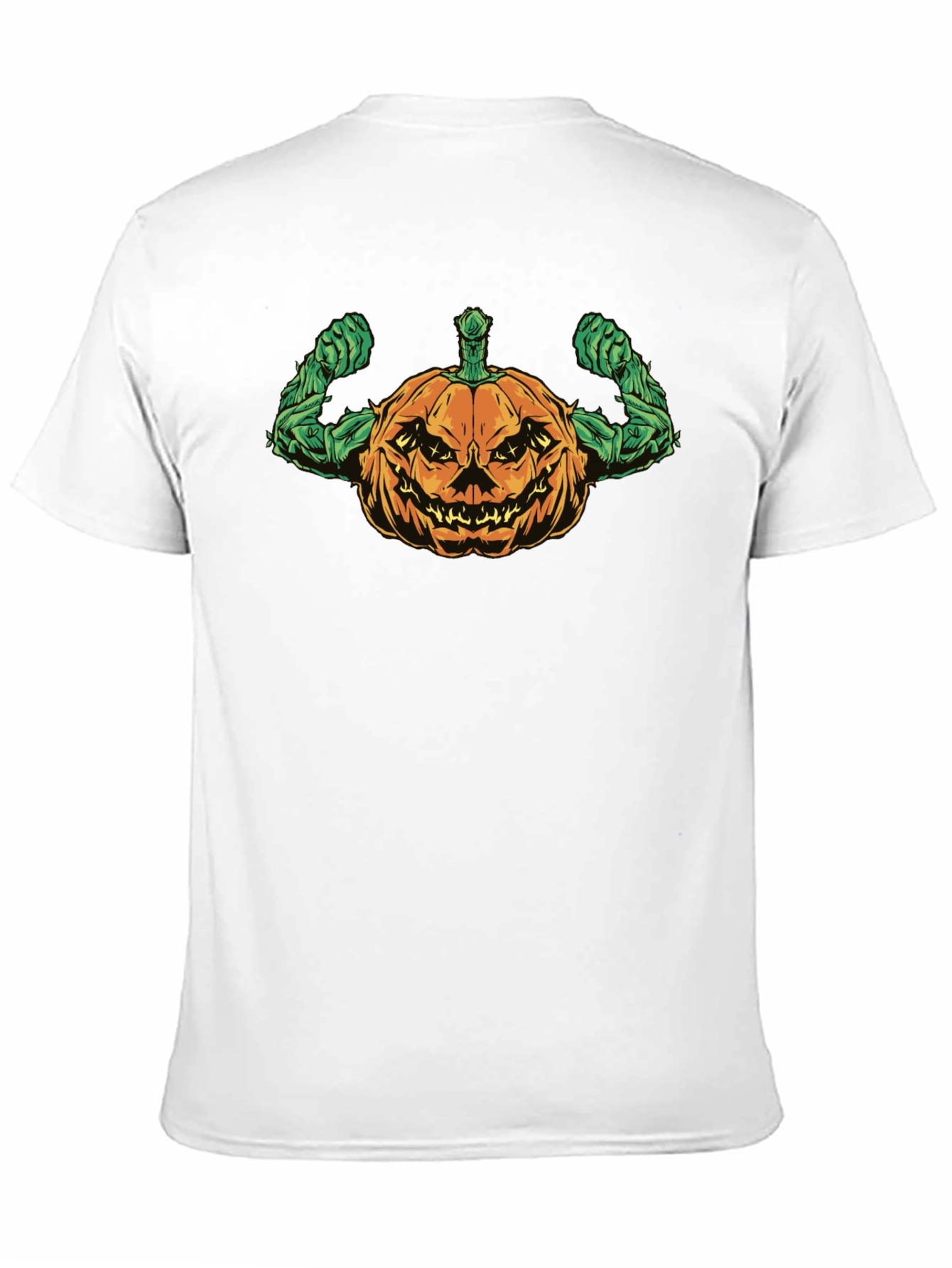 Halloween Pumpkin Muscle T-Shirt