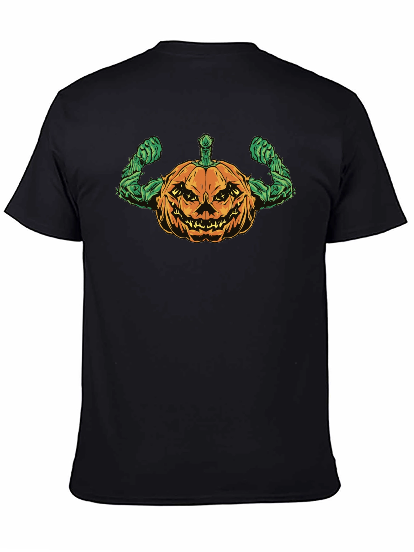 Halloween Pumpkin Muscle T-Shirt