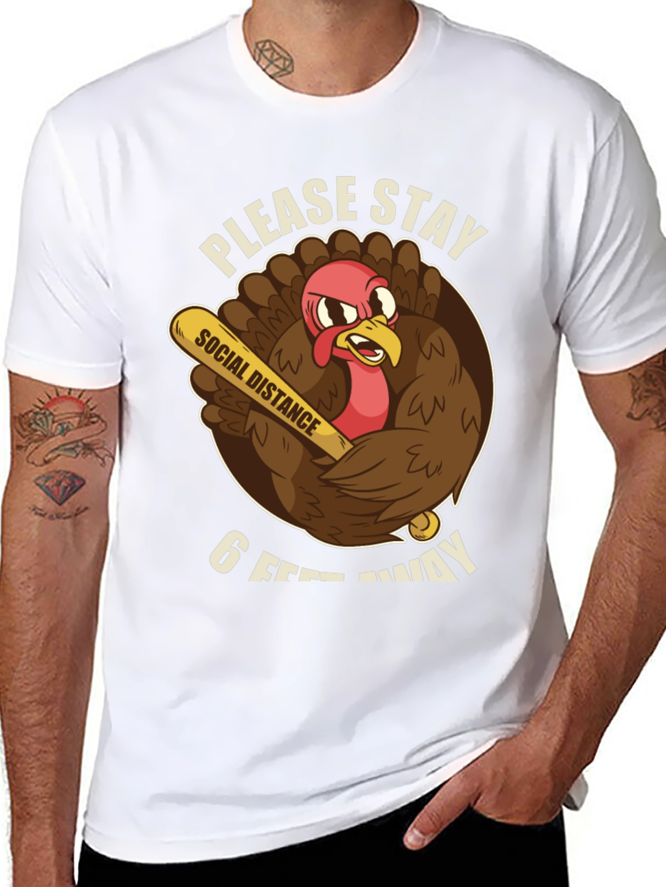 Stay Away Thanksgiving T-Shirt
