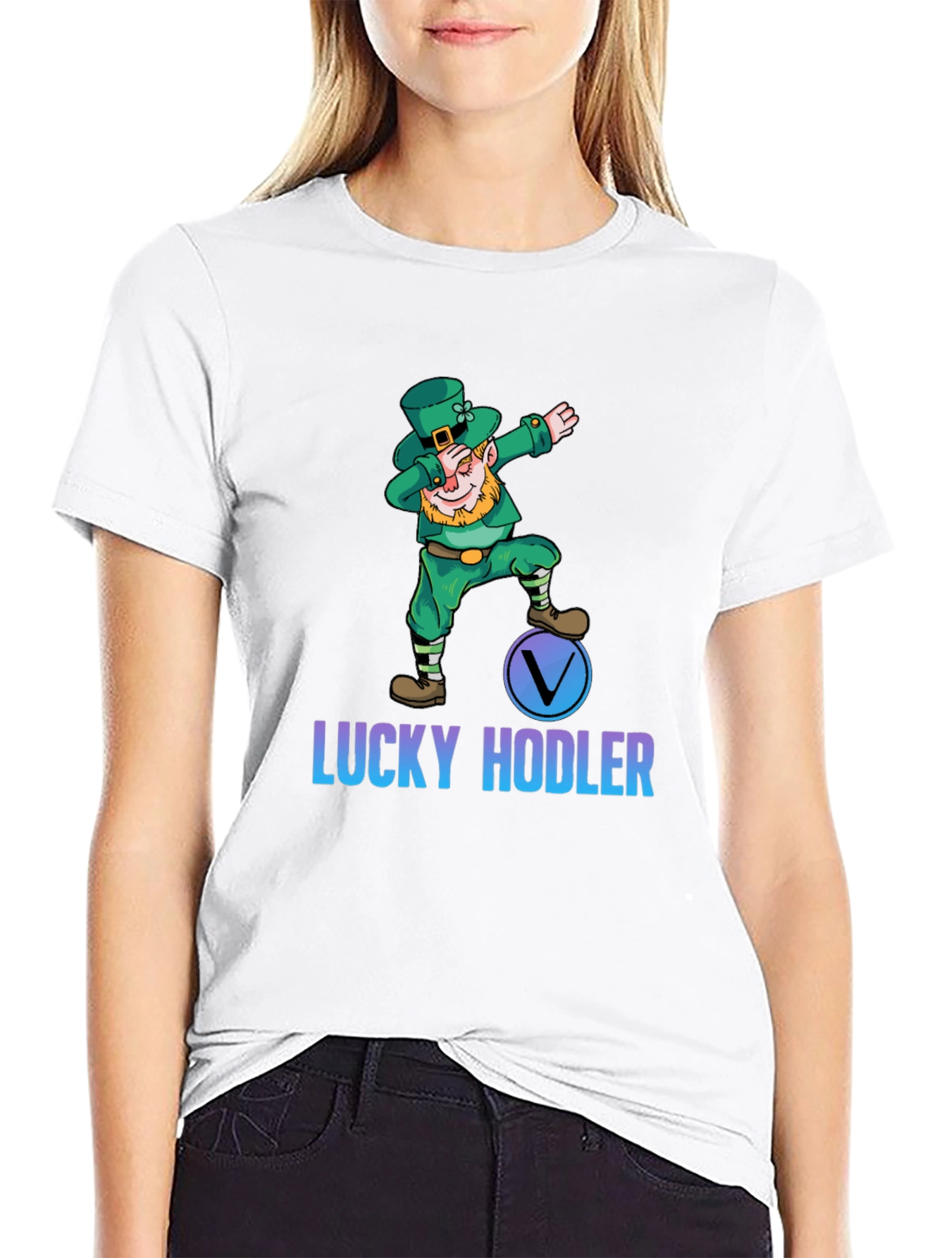 Lucky Hodler Leprechaun Graphic T-Shirt
