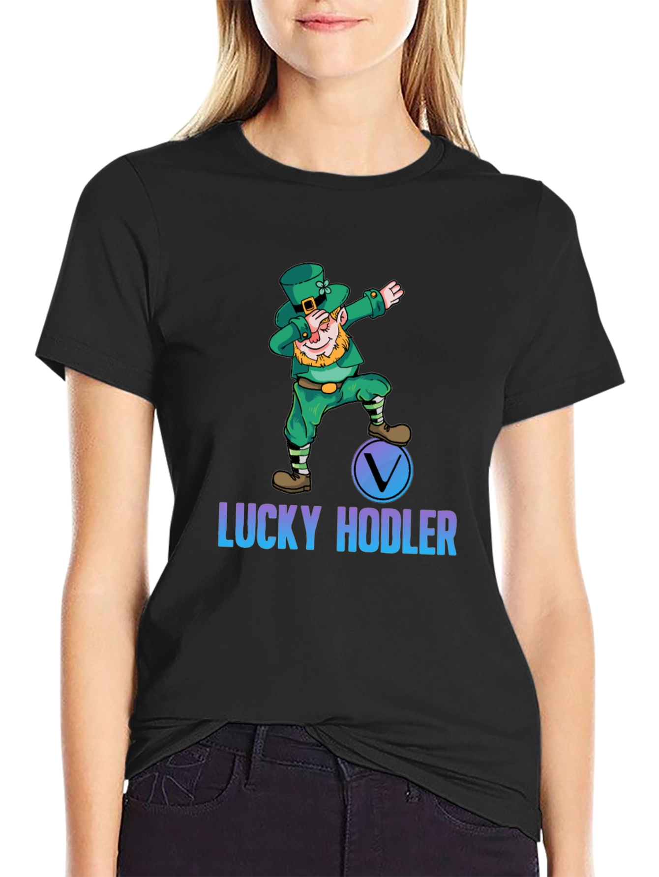 Lucky Hodler Leprechaun Graphic T-Shirt