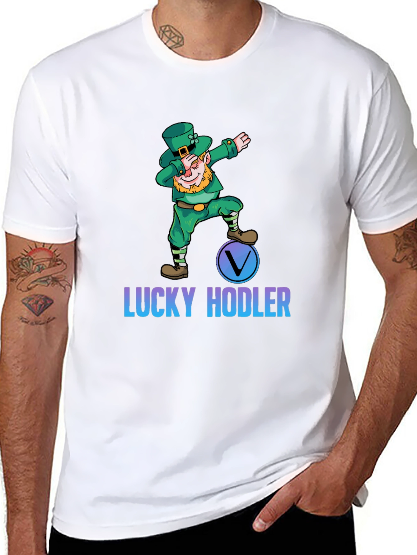 Lucky Hodler Leprechaun Graphic T-Shirt