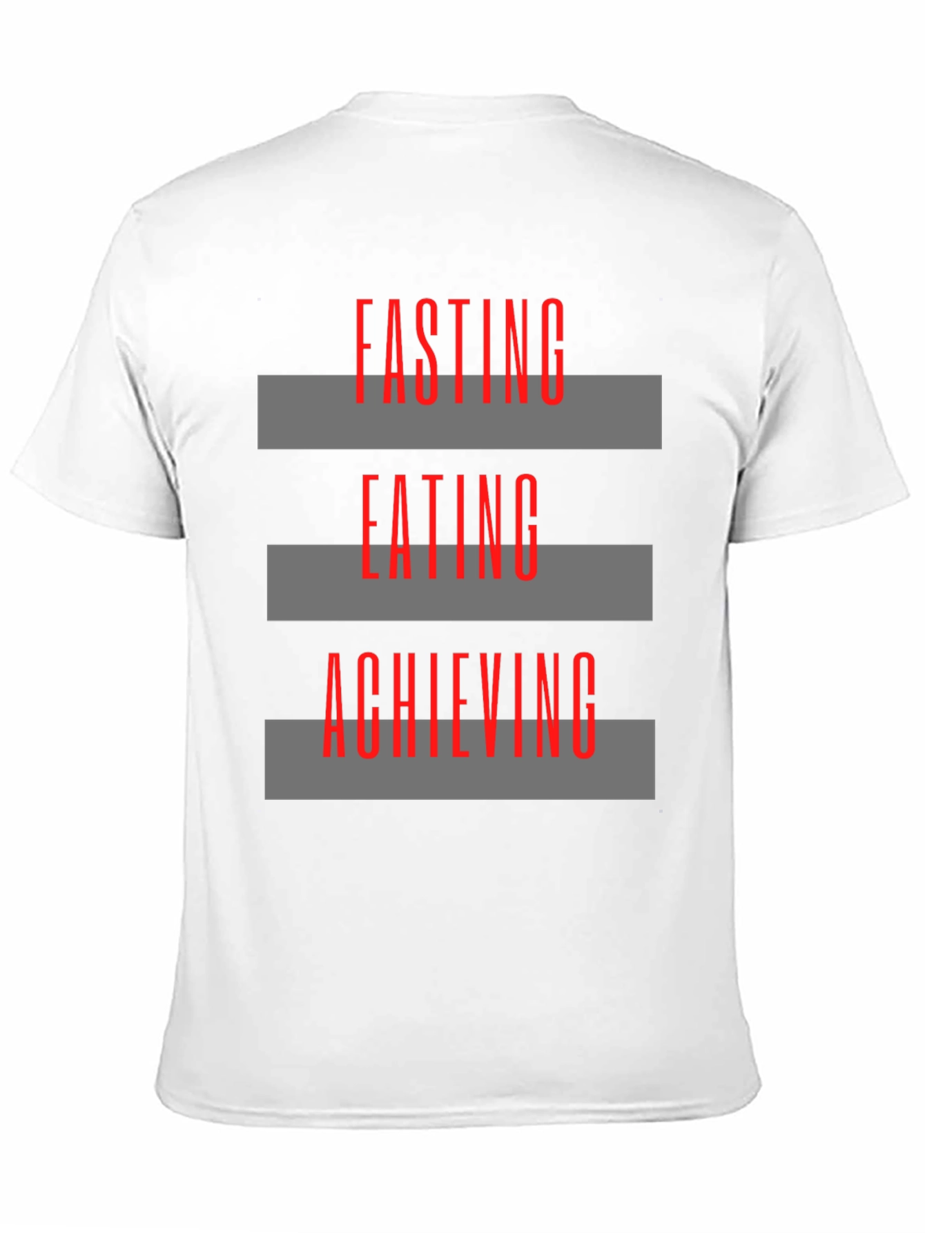 Fasting Eating Achieving Graphic Tee - Black