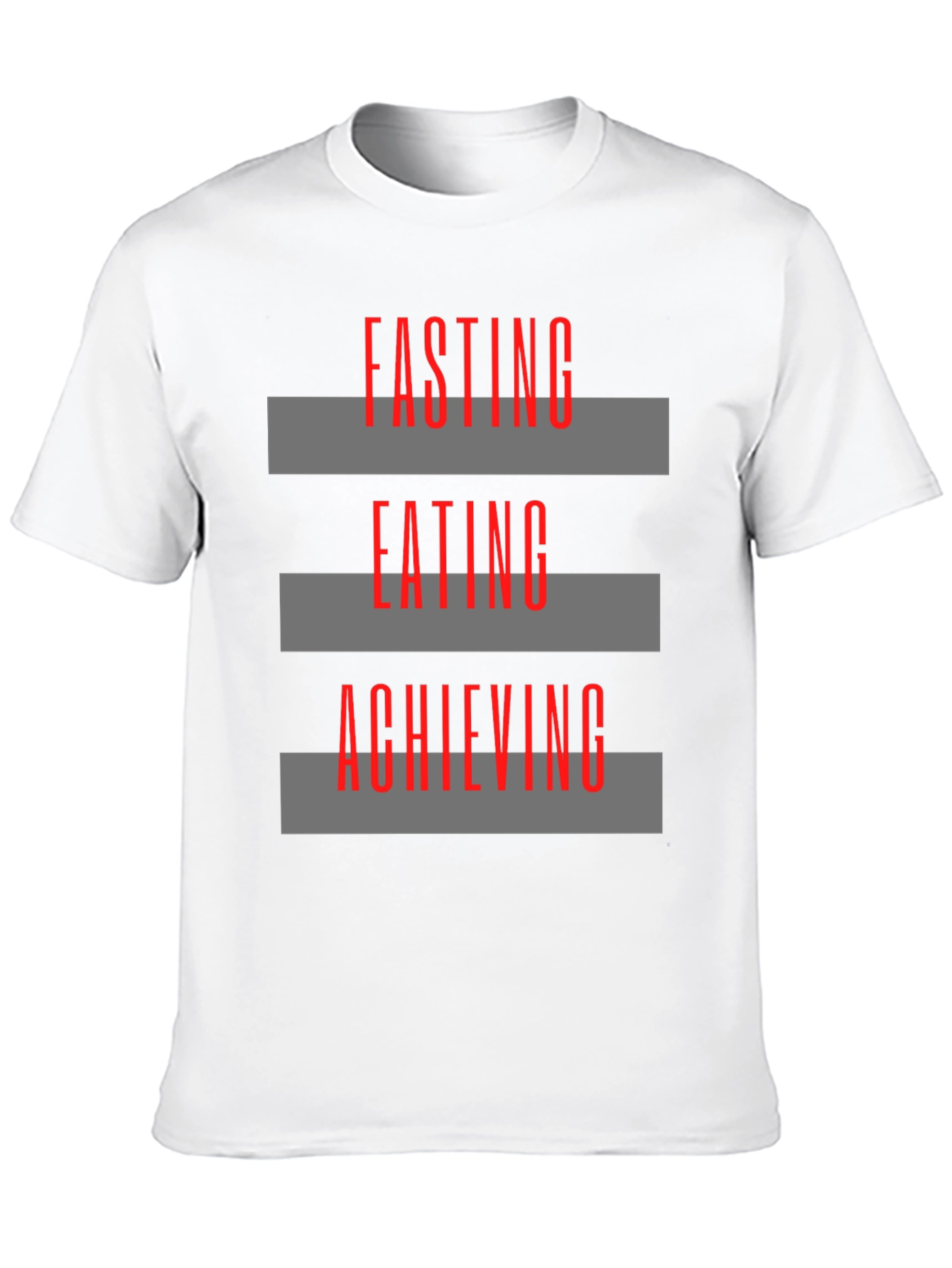 Fasting Eating Achieving Graphic Tee - Black