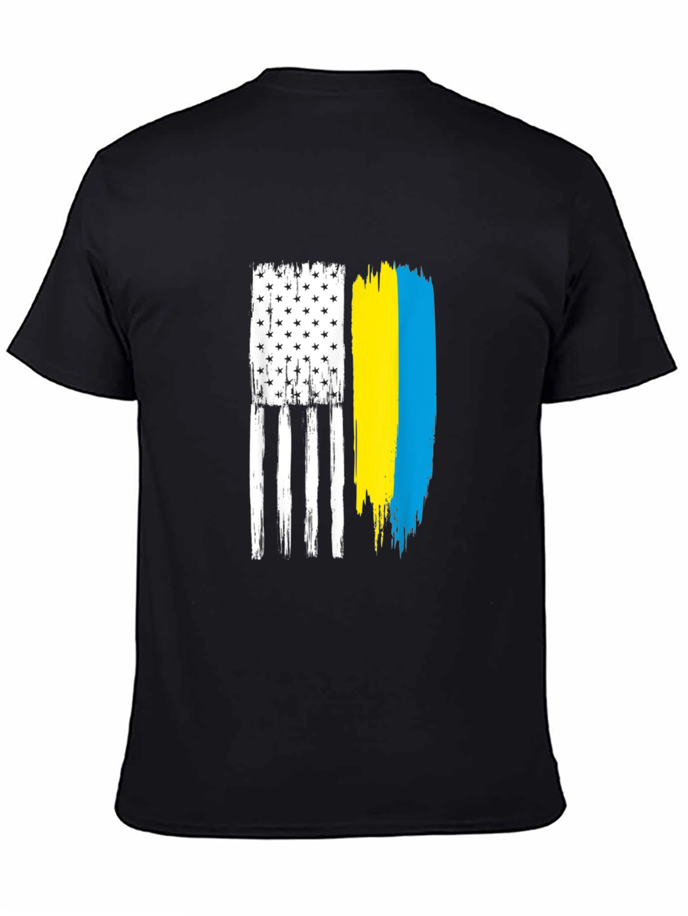 USA Ukraine Flag Graphic Tee