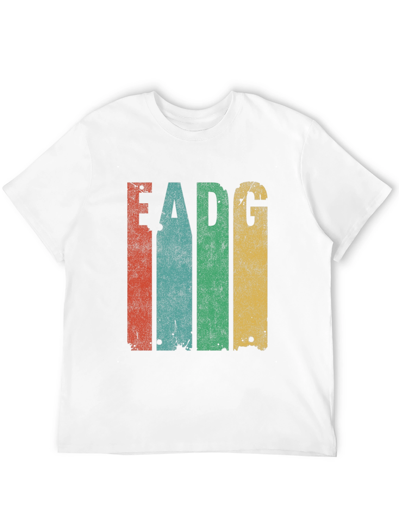Retro EADG Guitar Tuning T-Shirt - Musician Tee