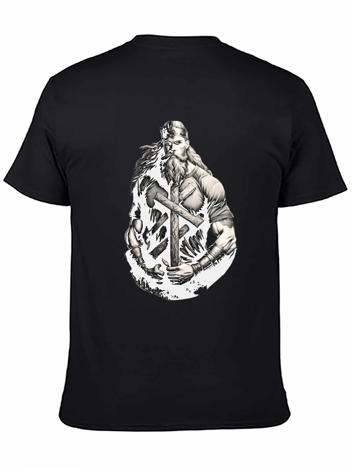 Viking Warrior Graphic T-Shirt