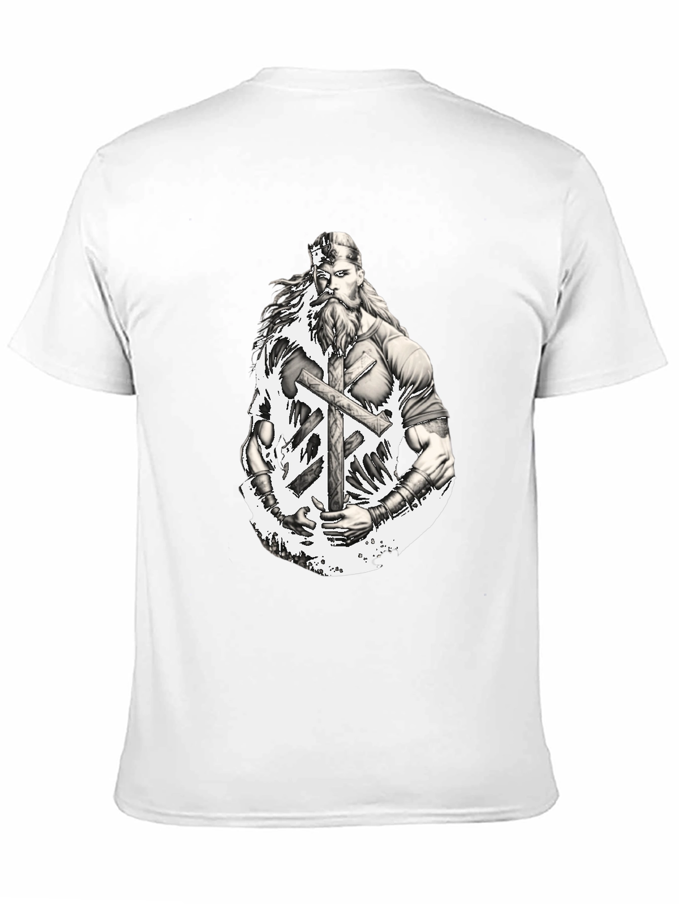 Viking Warrior Graphic T-Shirt