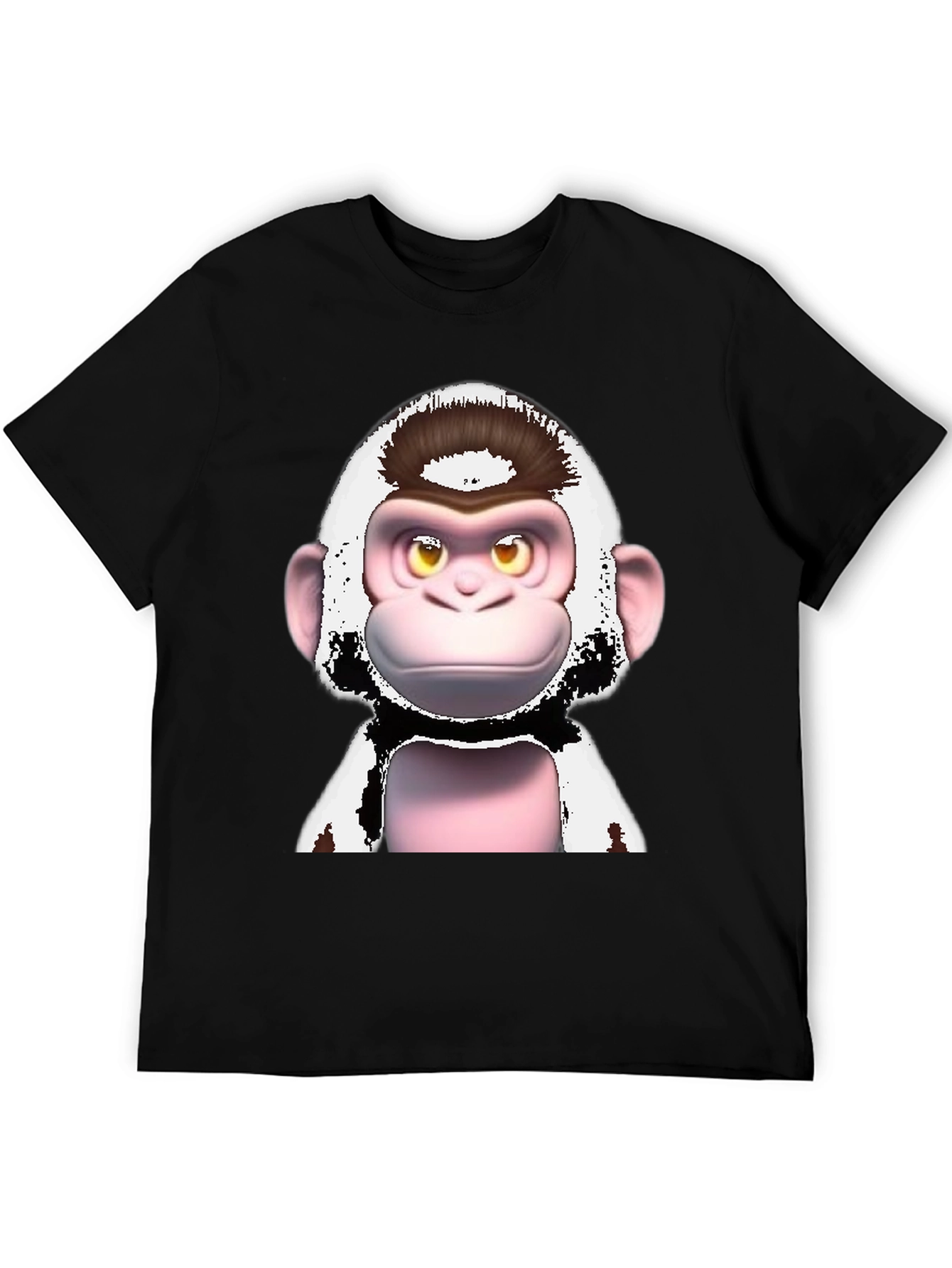 Funky Monkey Graphic T-Shirt - Black Cotton Tee