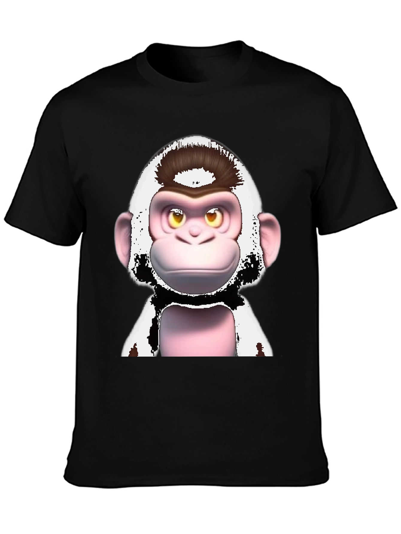 Funky Monkey Graphic T-Shirt - Black Cotton Tee