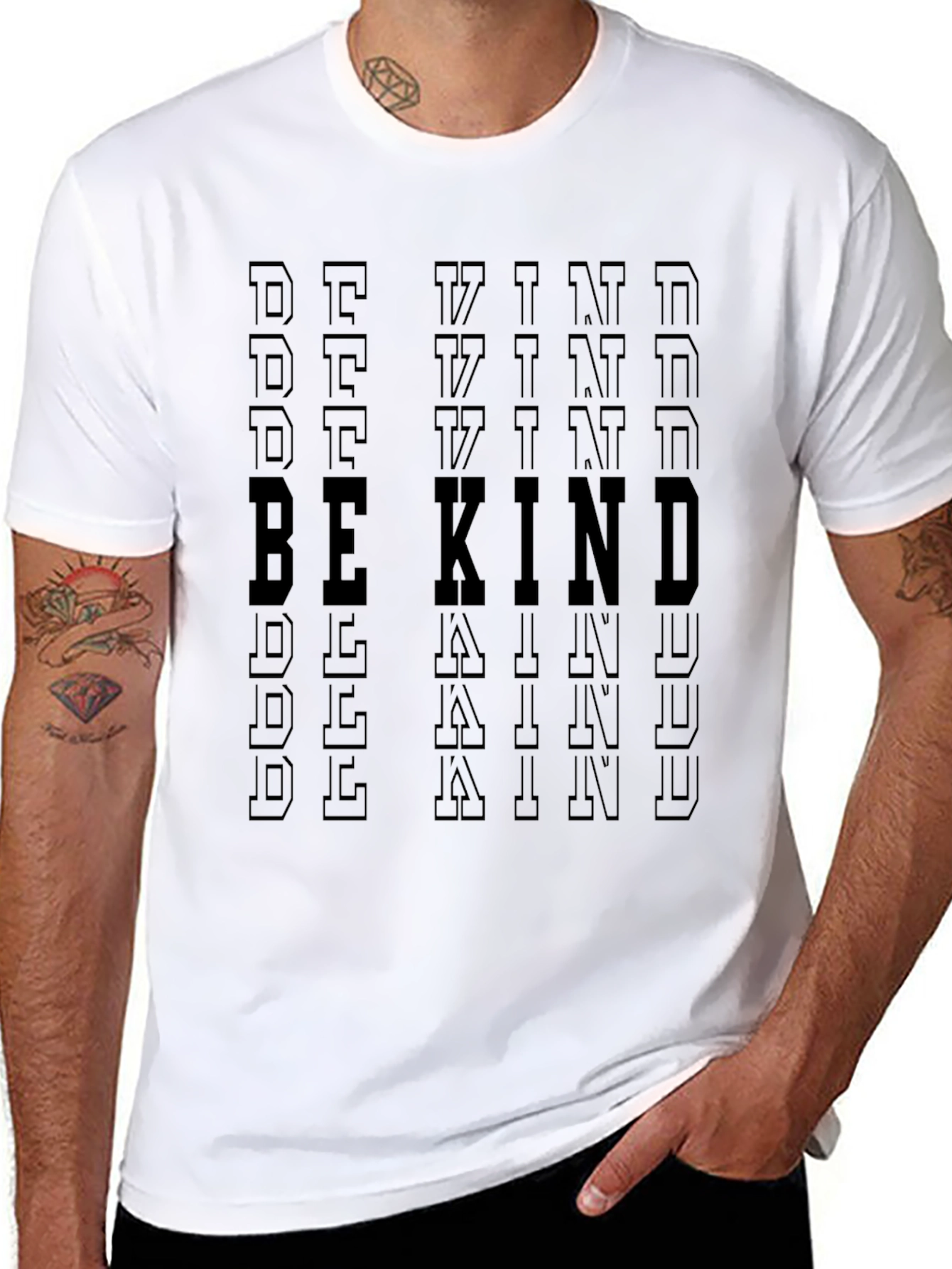 Be Kind Black Graphic T-Shirt