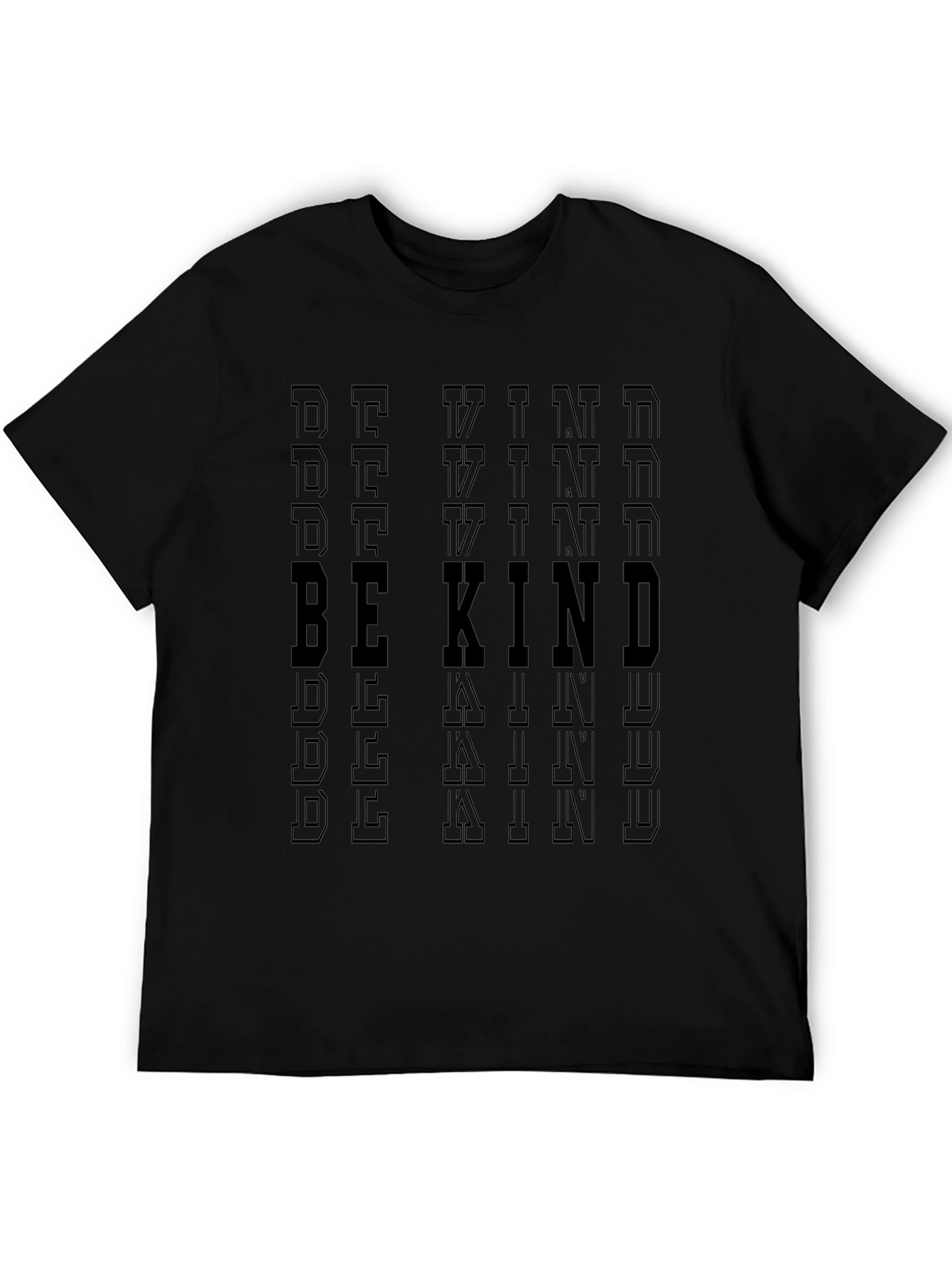 Be Kind Black Graphic T-Shirt