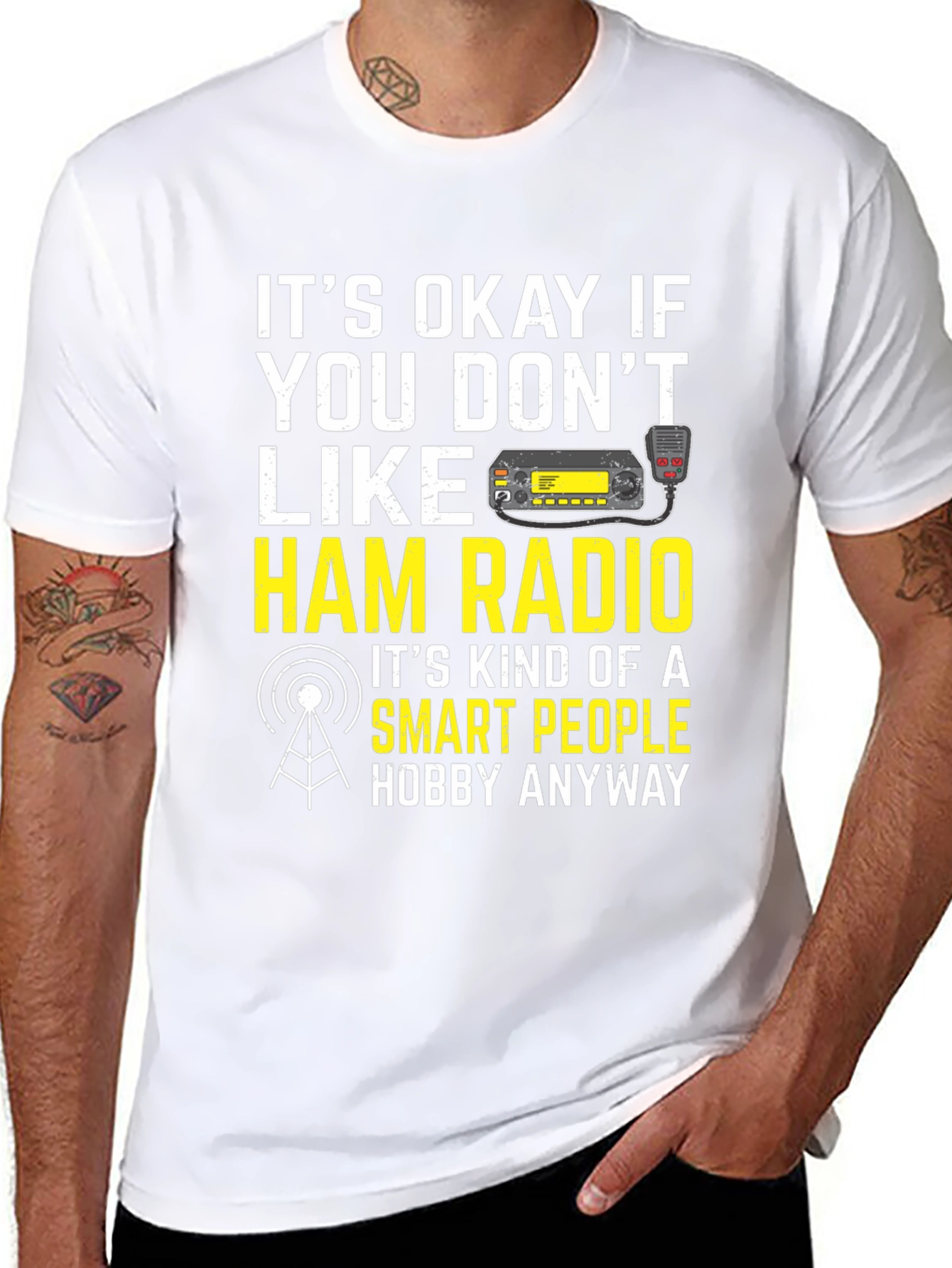 Ham Radio Smart People Hobby T-Shirt
