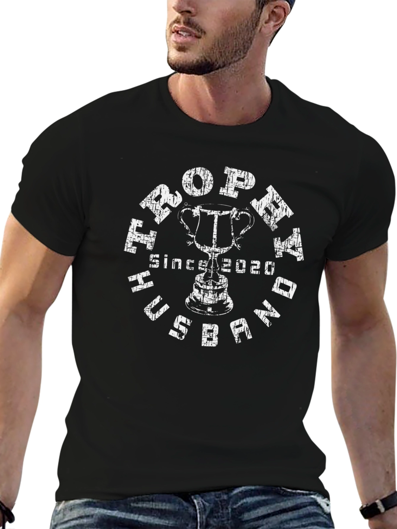 Trophy Husband Since 2020 Graphic Tee