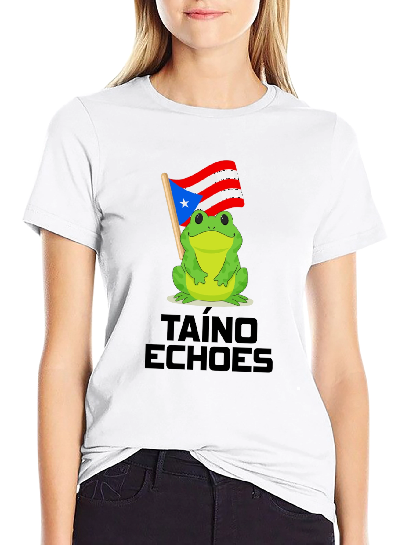 Puerto Rico Frog Taino Echoes T-Shirt