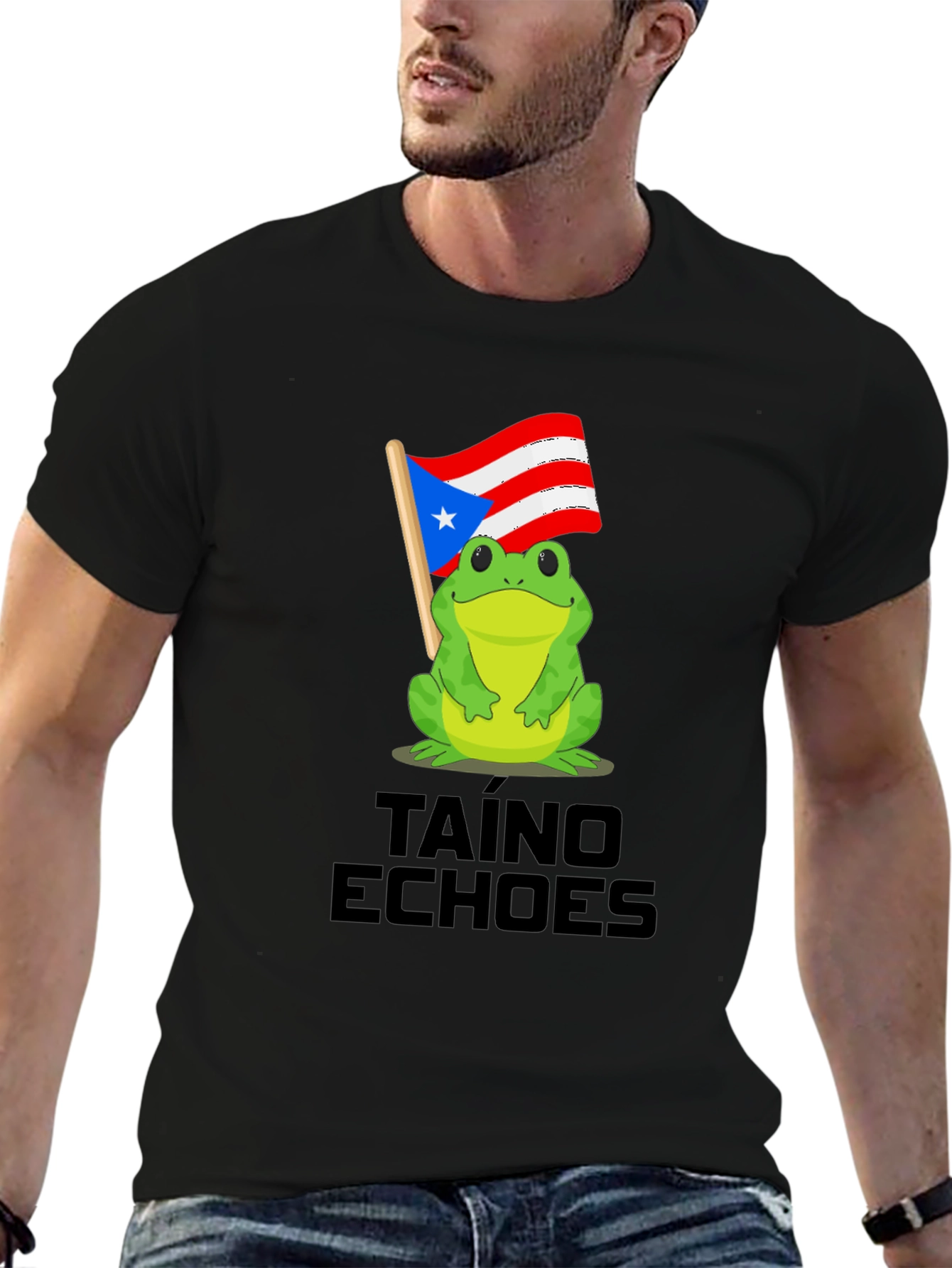 Puerto Rico Frog Taino Echoes T-Shirt