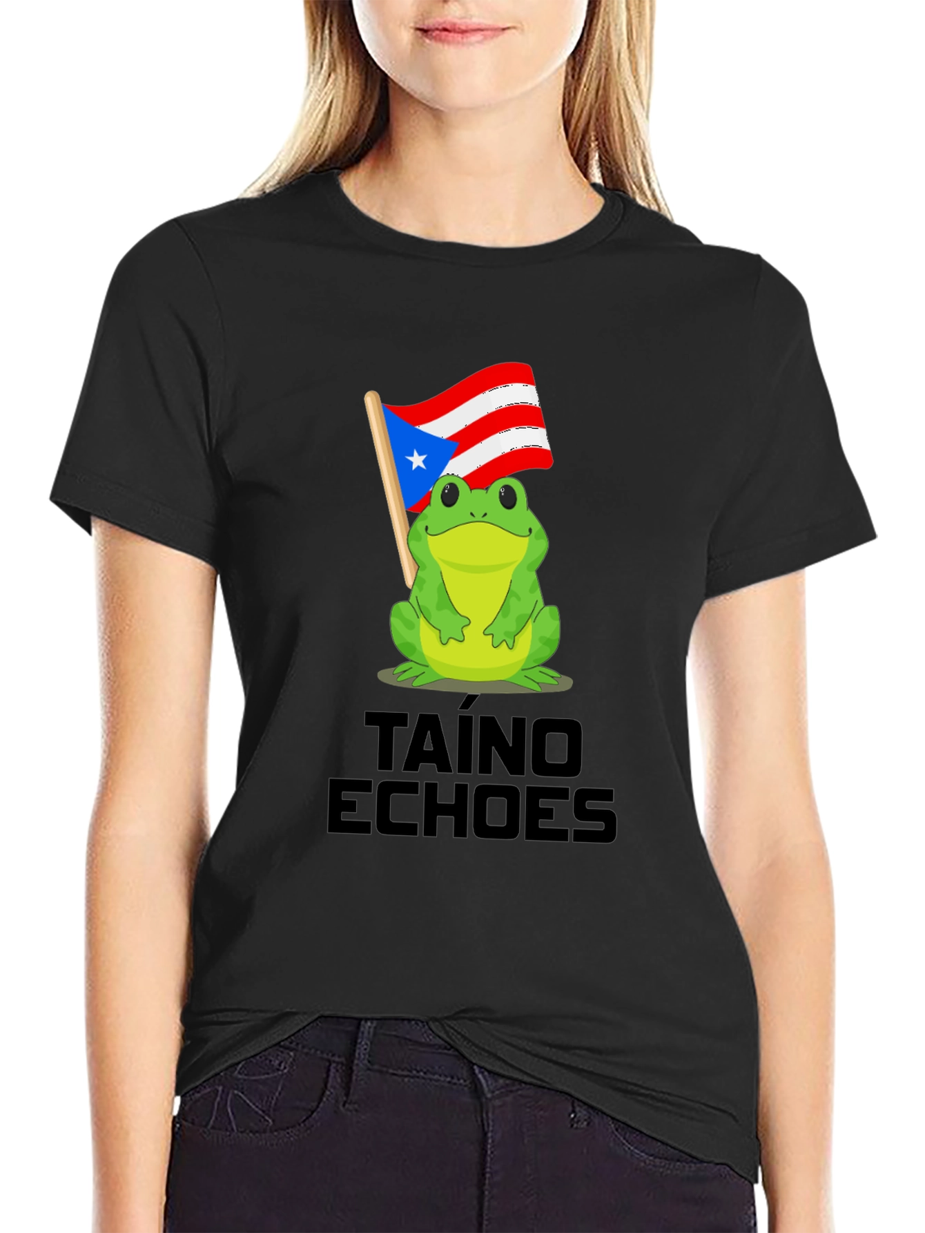 Puerto Rico Frog Taino Echoes T-Shirt