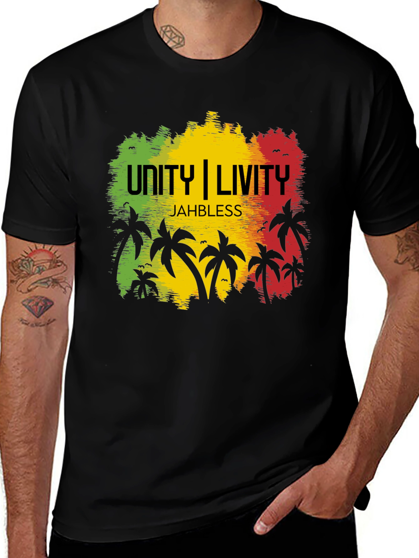 Unity Livity Jahbless Graphic T-Shirt