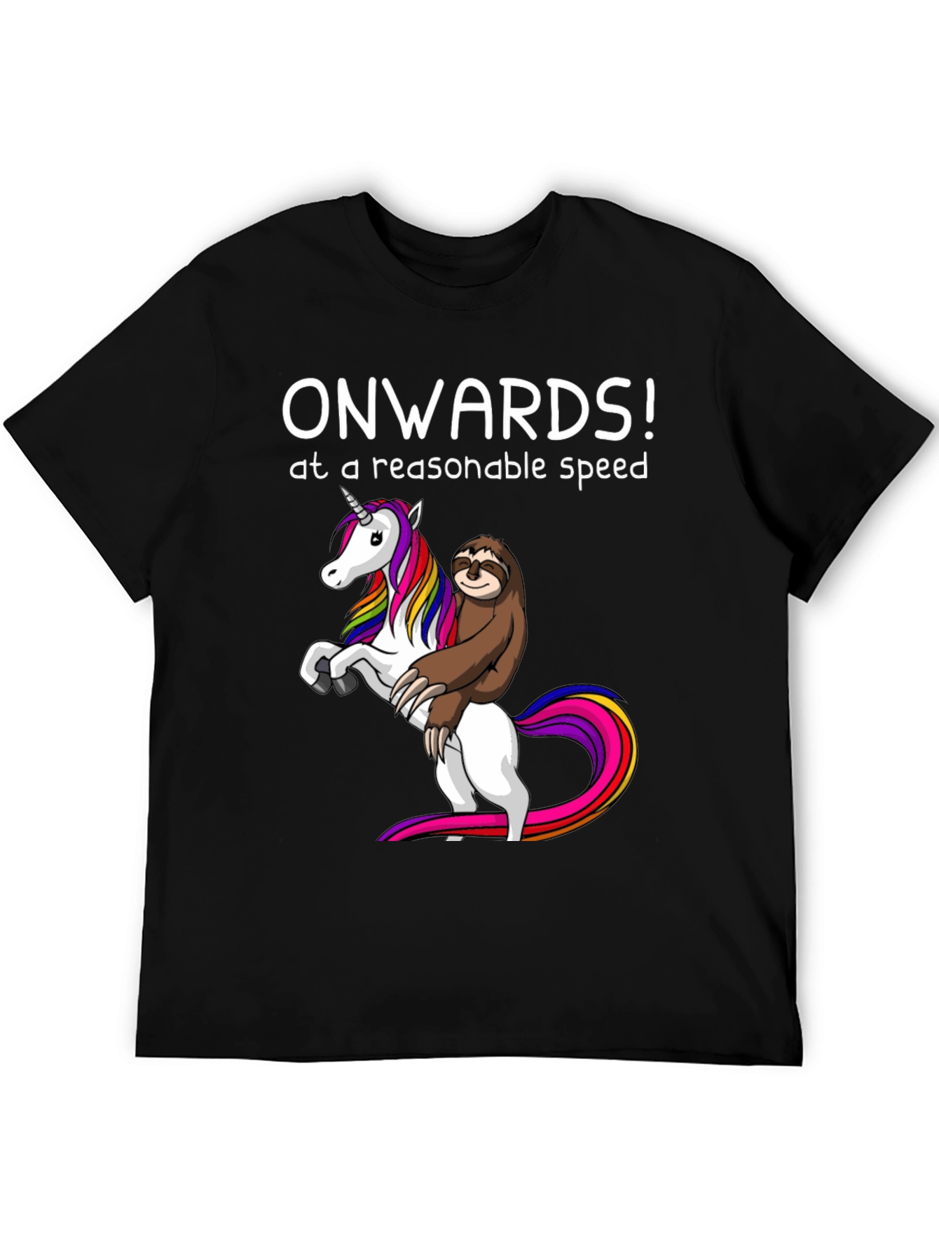 Unicorn Sloth Graphic Tee - Onwards!