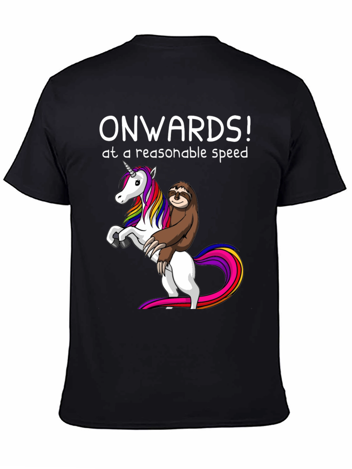 Unicorn Sloth Graphic Tee - Onwards!