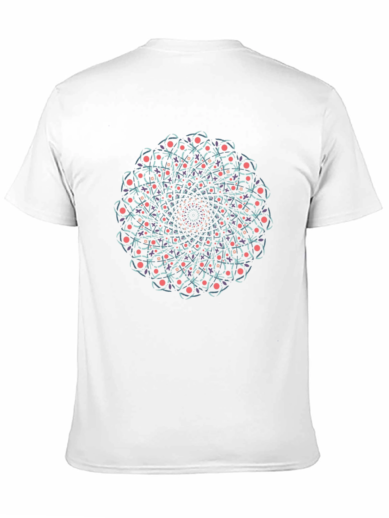 Mandala Graphic Tee - Black Cotton