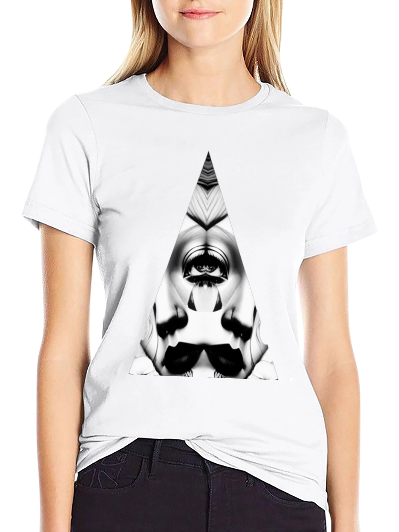 Eye See You: Black Graphic Tee