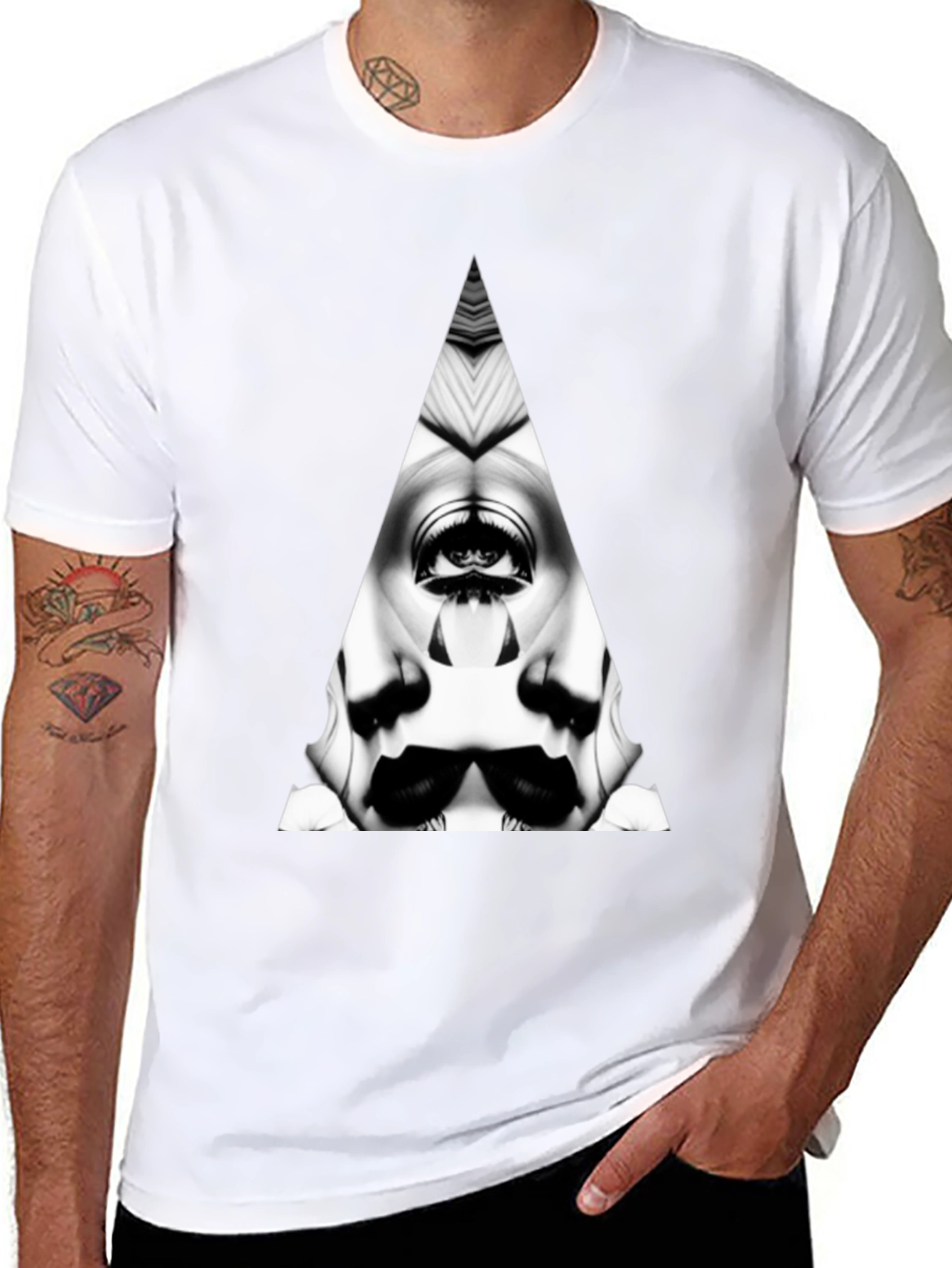 Eye See You: Black Graphic Tee