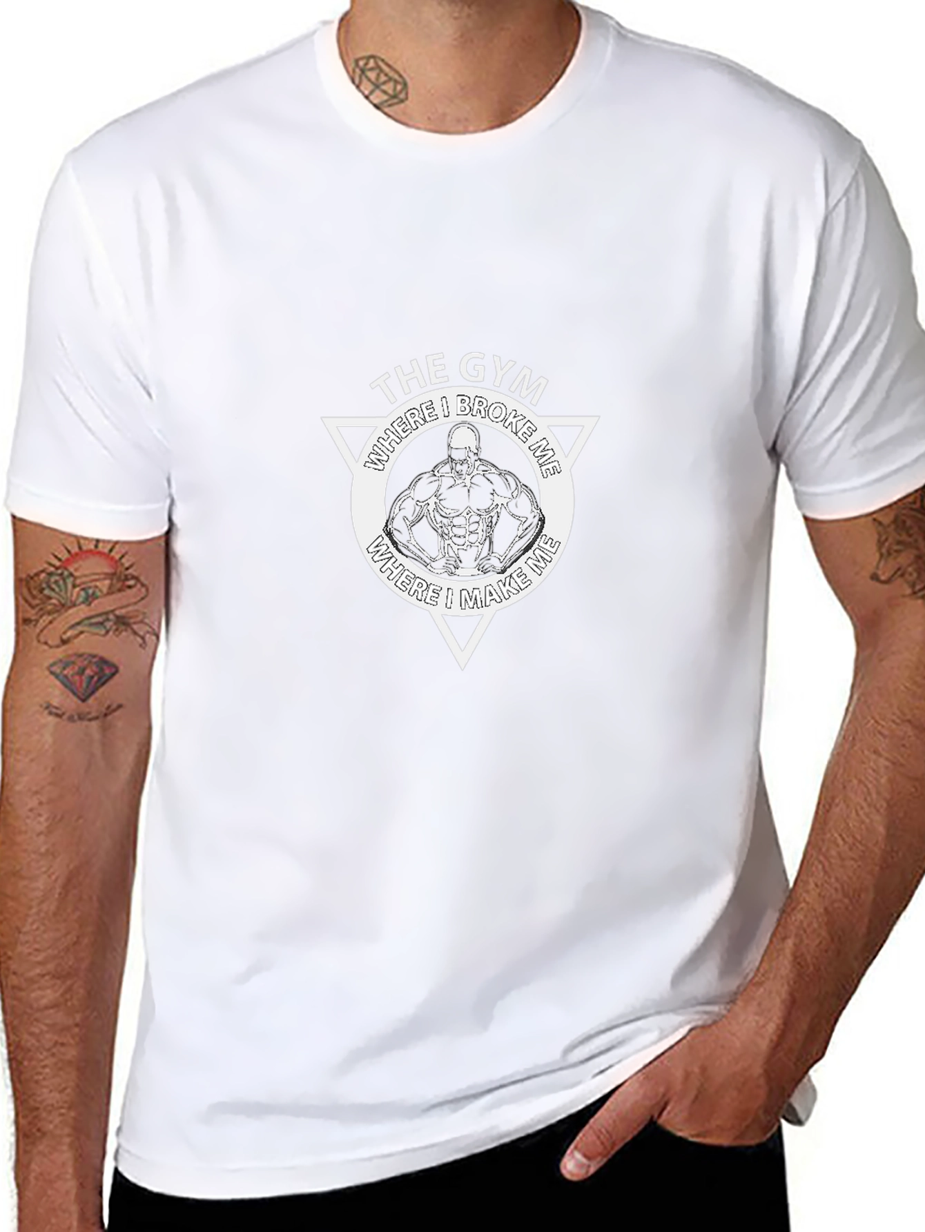 Gym Where I Broke Me Graphic T-Shirt