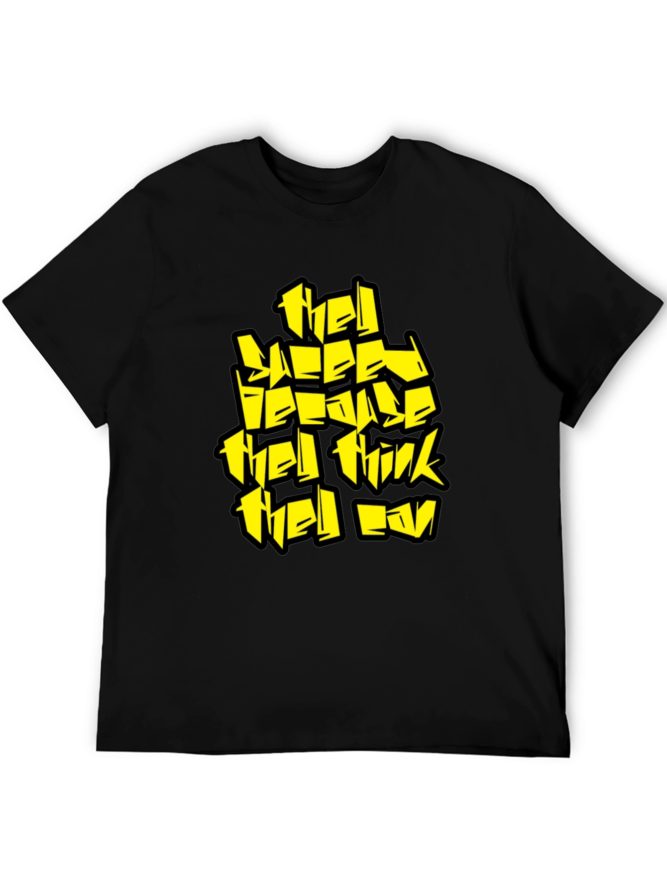 Statement T-Shirt: They Sleep Graphic Tee in Black