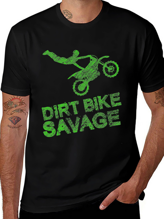 Dirt Bike Savage Graphic T-Shirt