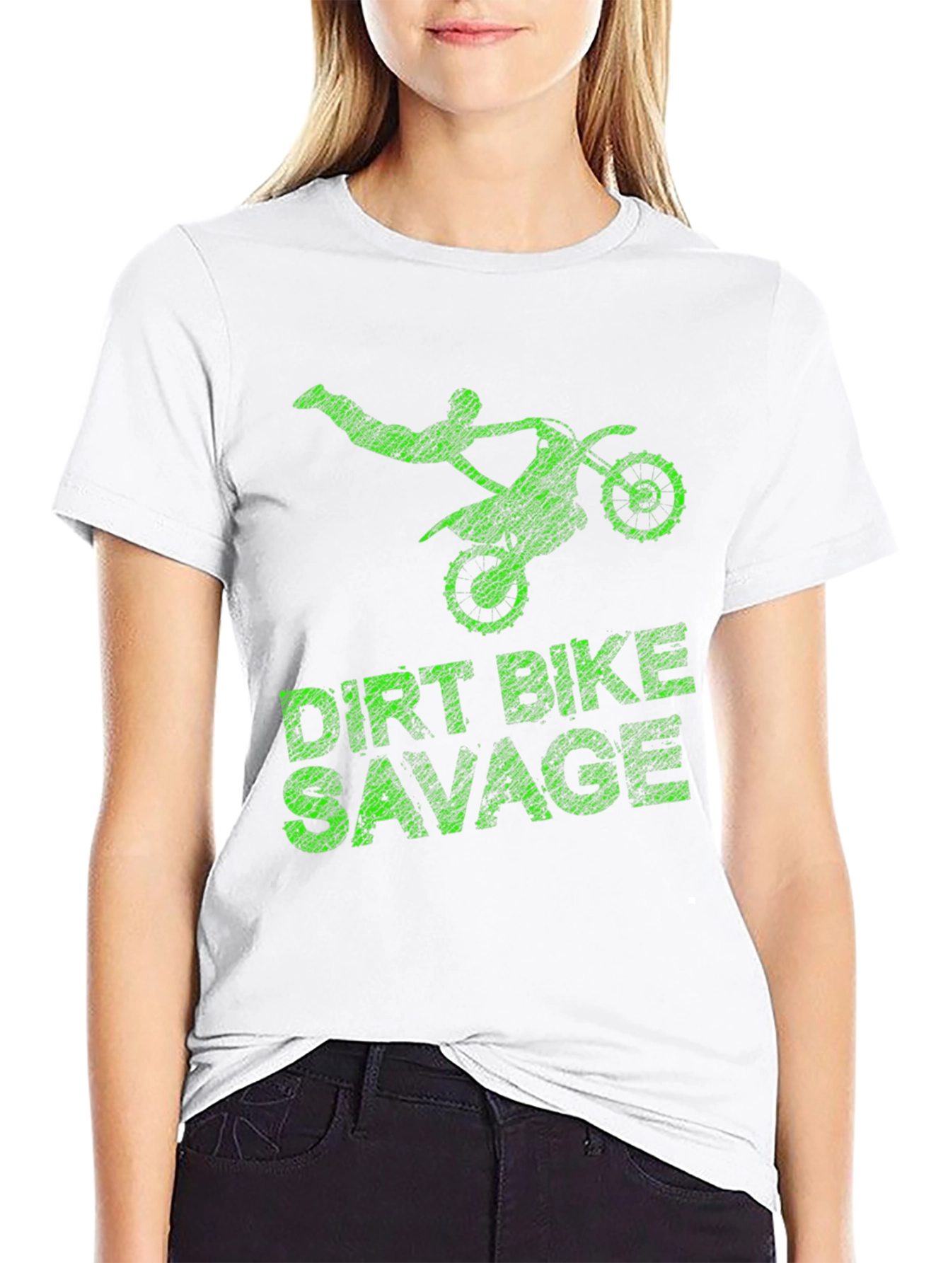 Dirt Bike Savage Graphic T-Shirt