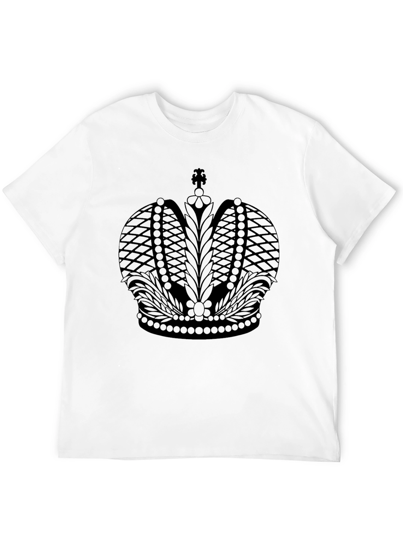 Royal Crown Graphic Black T-Shirt