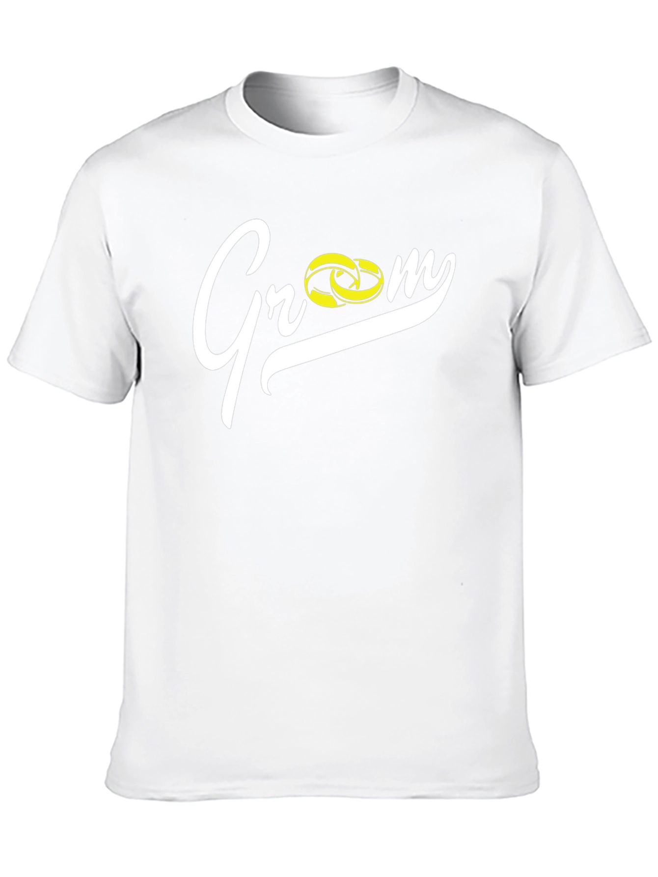 Groom Wedding Rings Black T-Shirt