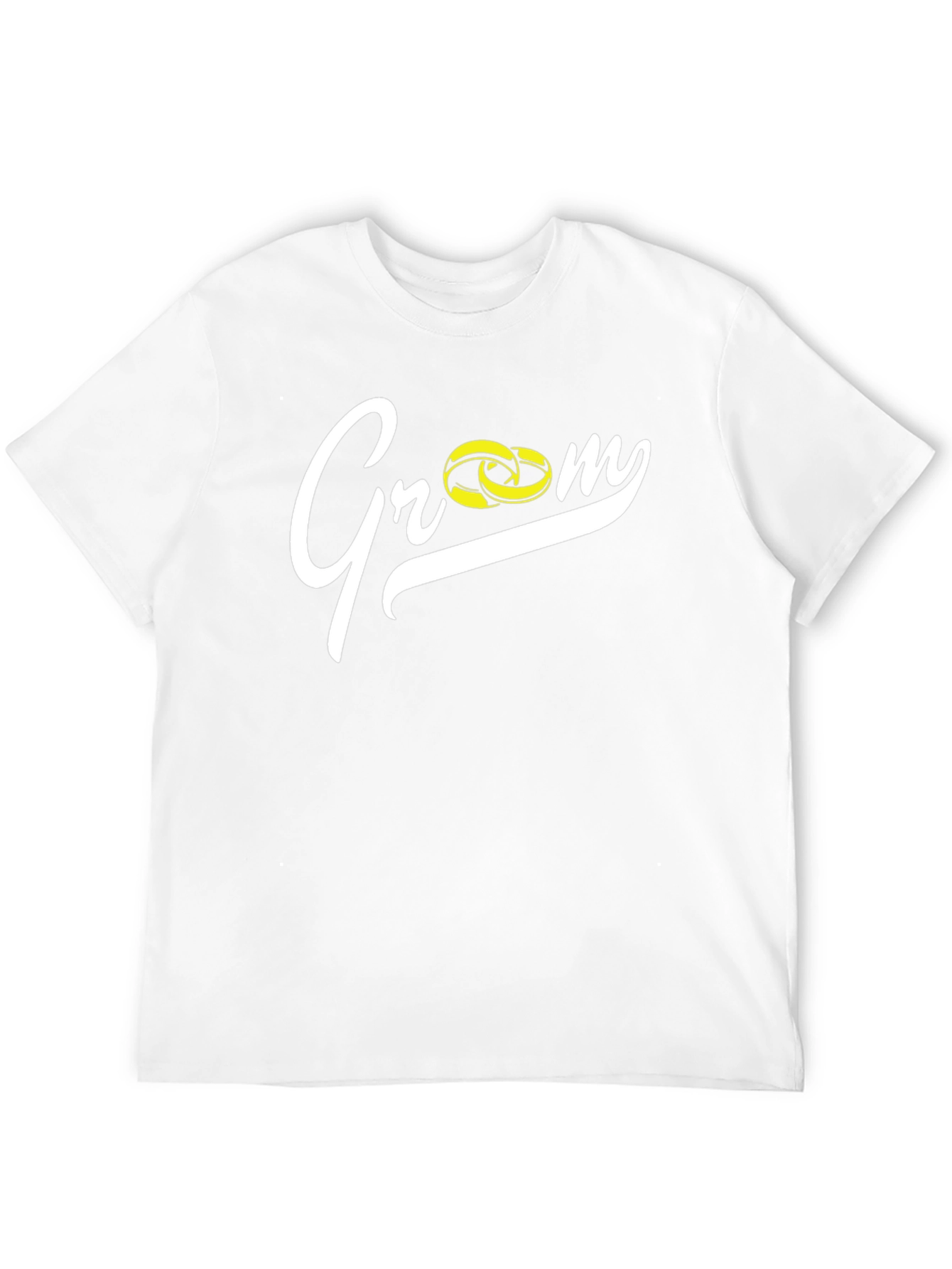 Groom Wedding Rings Black T-Shirt