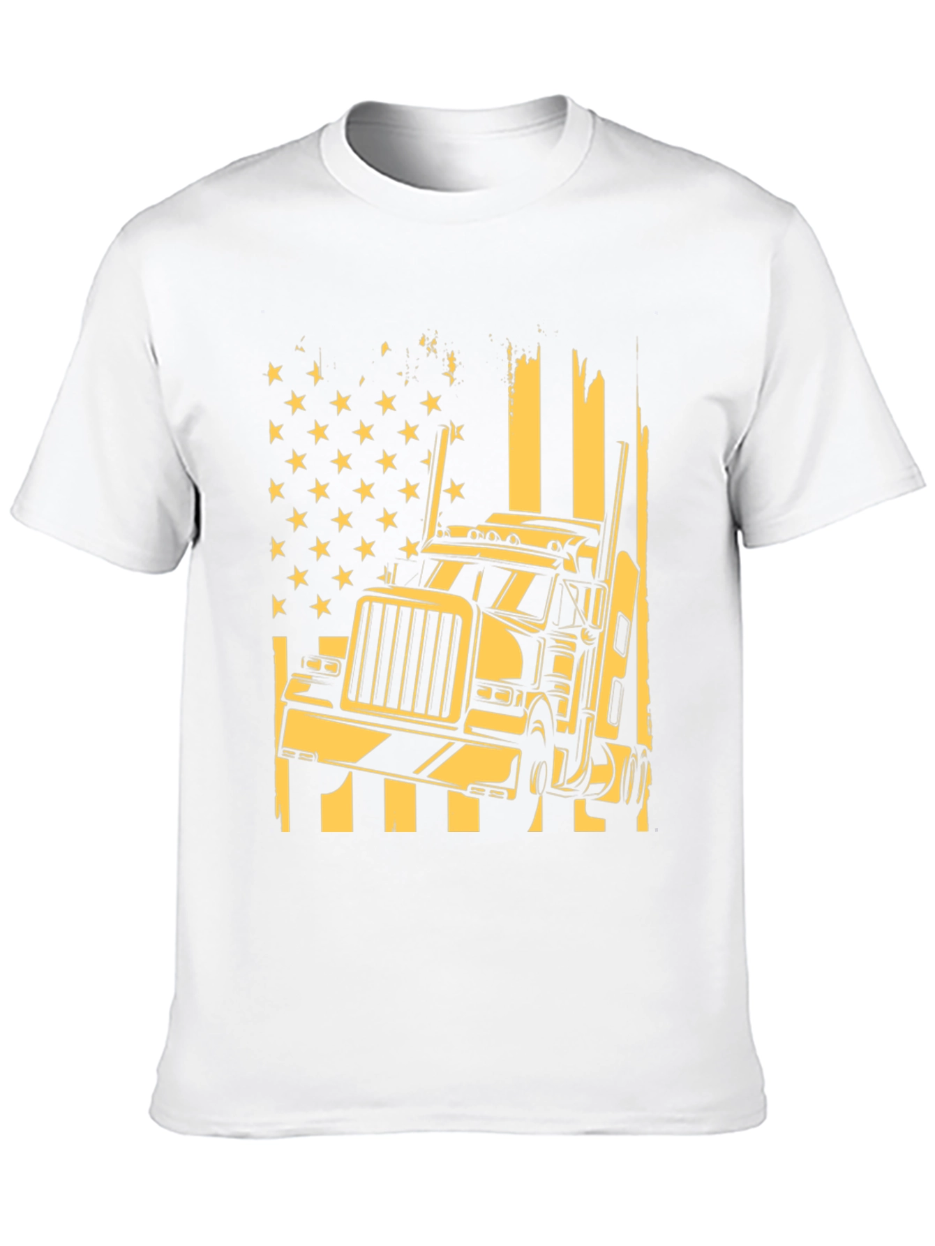 Trucker USA Flag T-Shirt: Patriotic Style