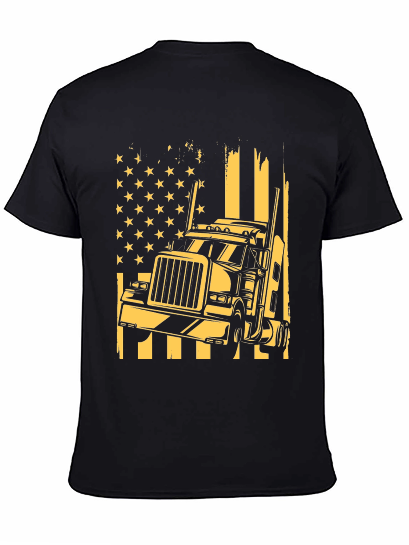 Trucker USA Flag T-Shirt: Patriotic Style