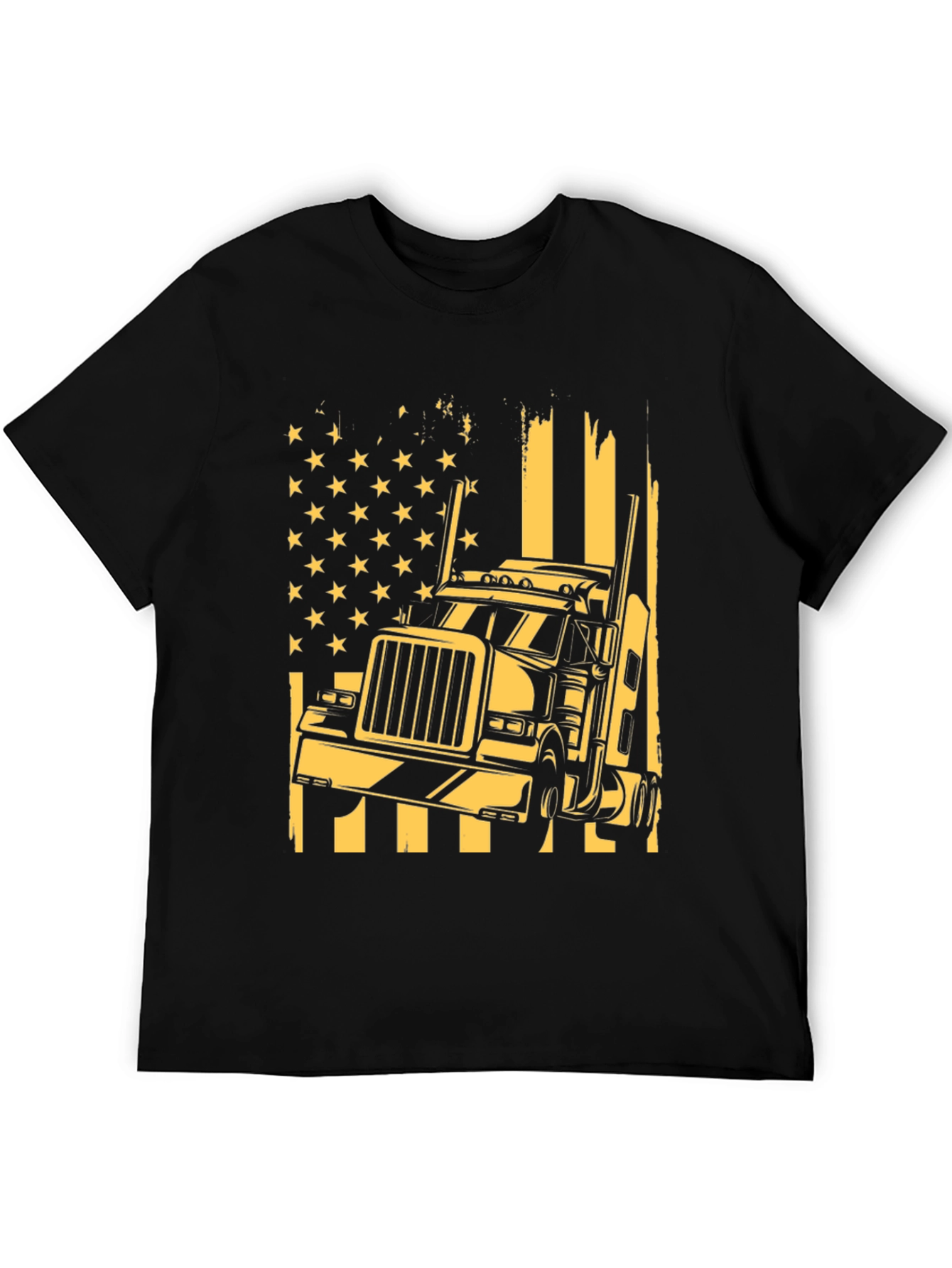 Trucker USA Flag T-Shirt: Patriotic Style
