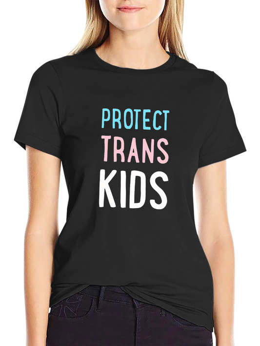 Protect Trans Kids Graphic Tee - Black