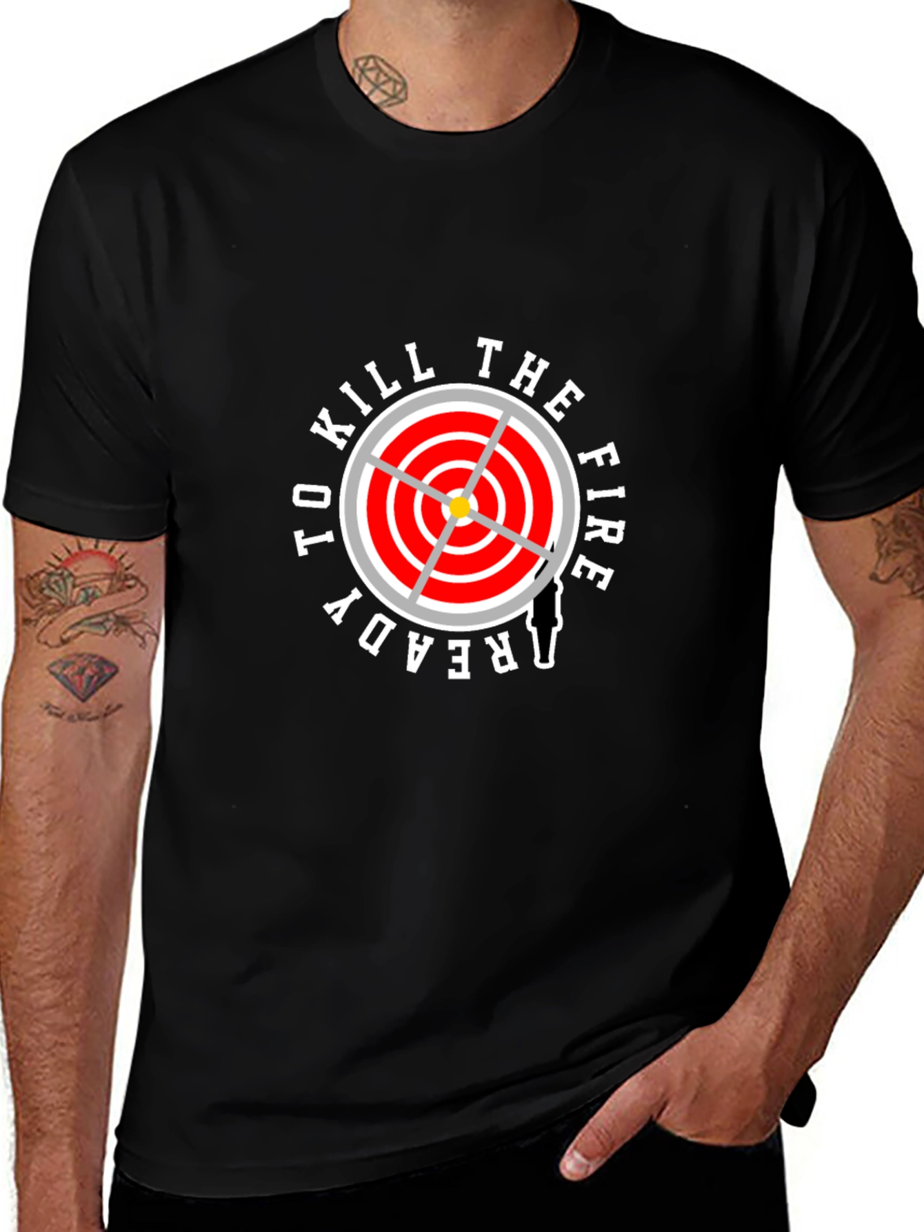 Ready To Kill The Fire T-Shirt - Firefighter