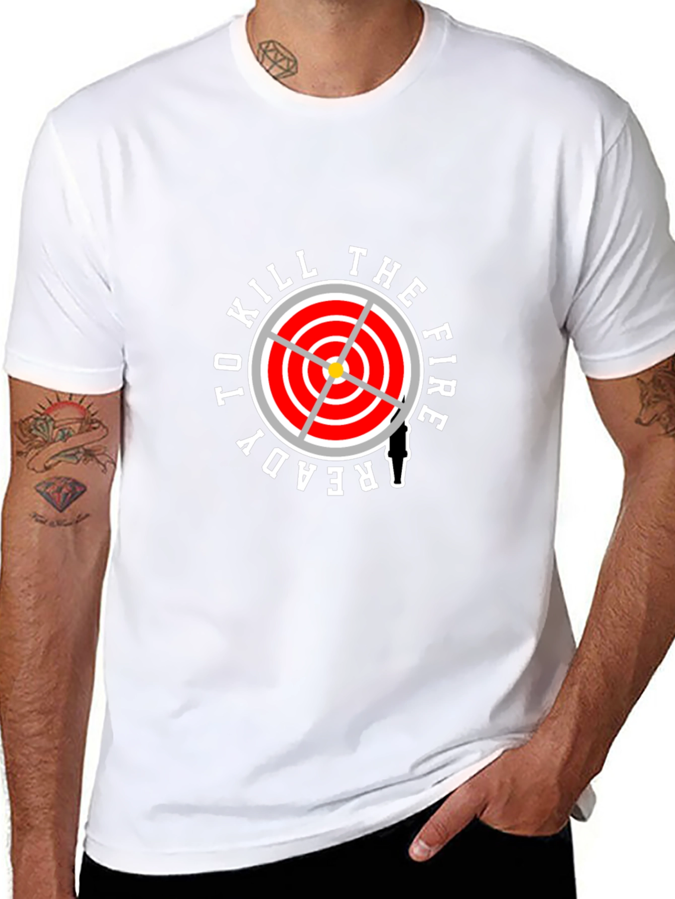 Ready To Kill The Fire T-Shirt - Firefighter