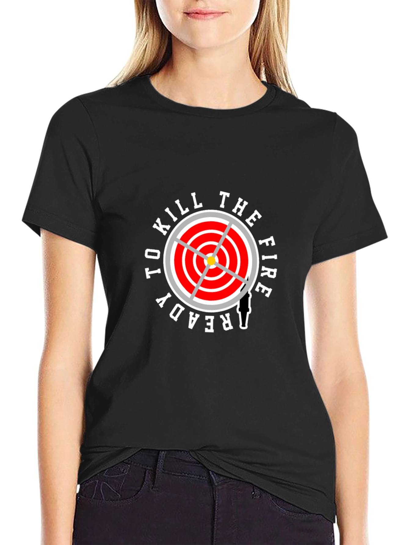 Ready To Kill The Fire T-Shirt - Firefighter