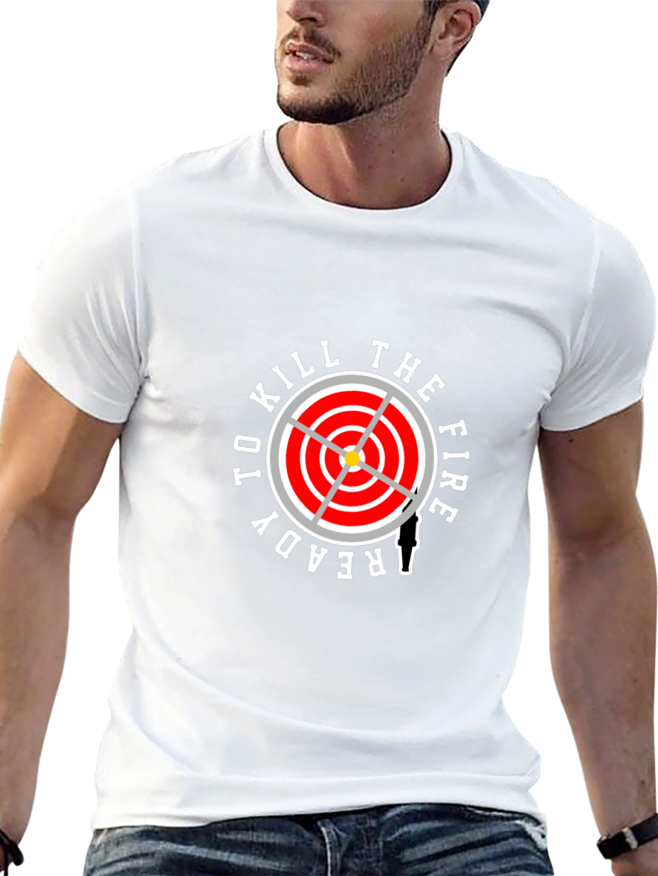 Ready To Kill The Fire T-Shirt - Firefighter