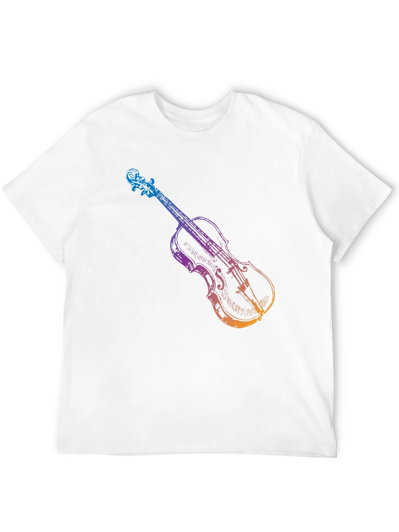 Violin Graphic Tee - Stylish Music Lover T-Shirt